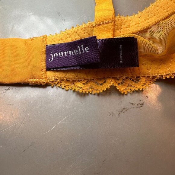 Jourelle Allegra Balconette Underwire Bra Italy Women Lace 34D Adjustable Straps - Picture 4 of 15